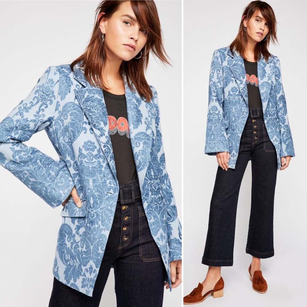 NWT Free People Valerie Tapestry Jacket